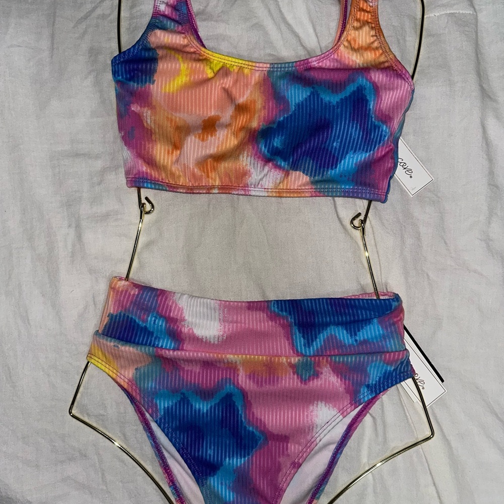 Salt + Cove Multicolor Bikini Set